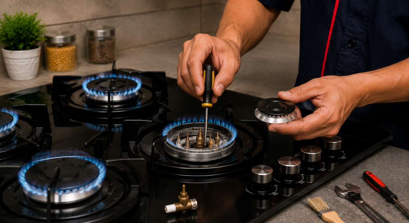 Gas Hob Flame Repair